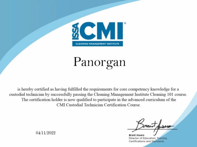 CMI Certificate