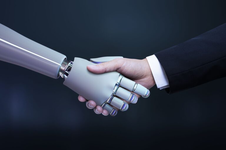 hand robot handshake